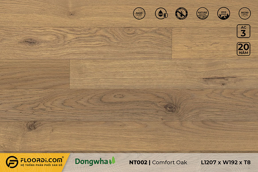 Mã sàn gỗ Dongwha NT002 Hàn Quốc rất được người dùng Việt lựa chọn