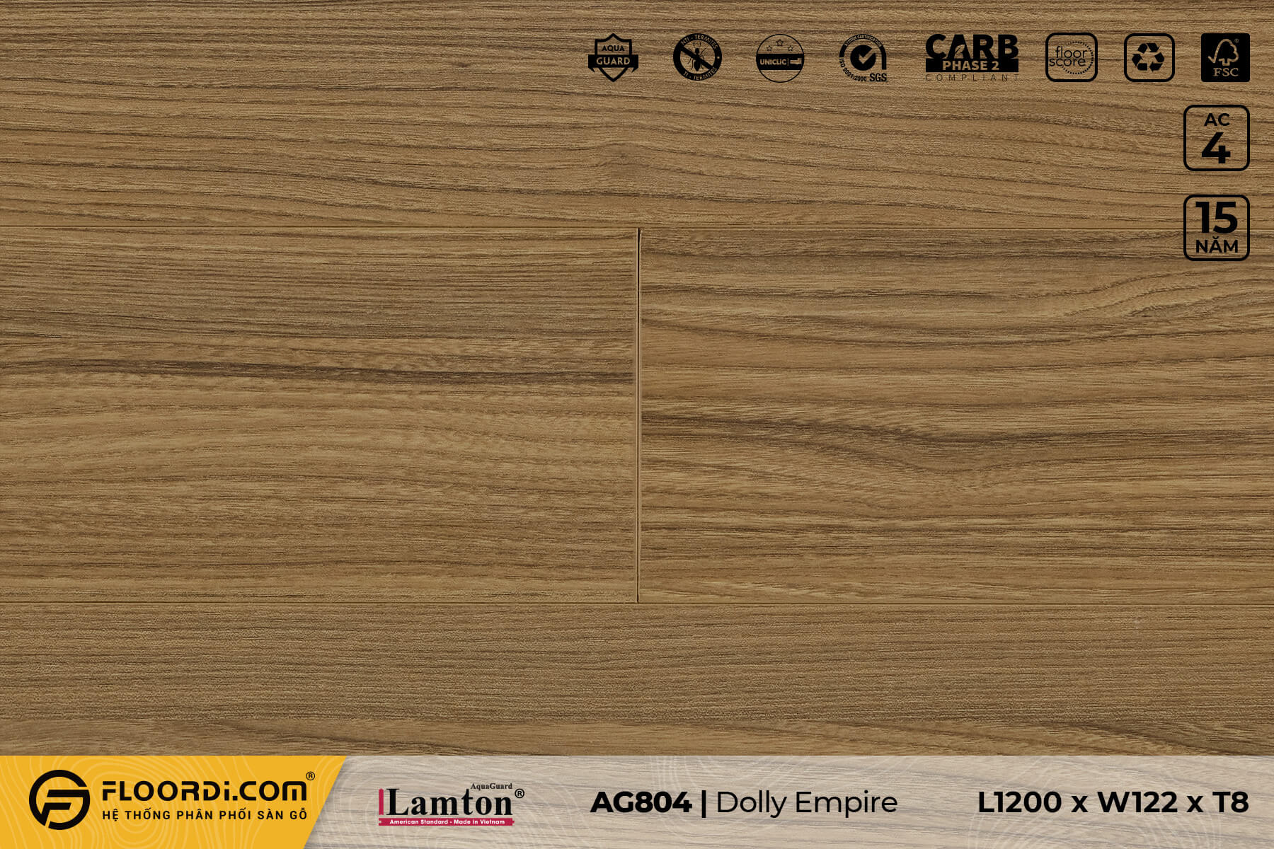 Sàn gỗ Lamton Aquaguard AG804