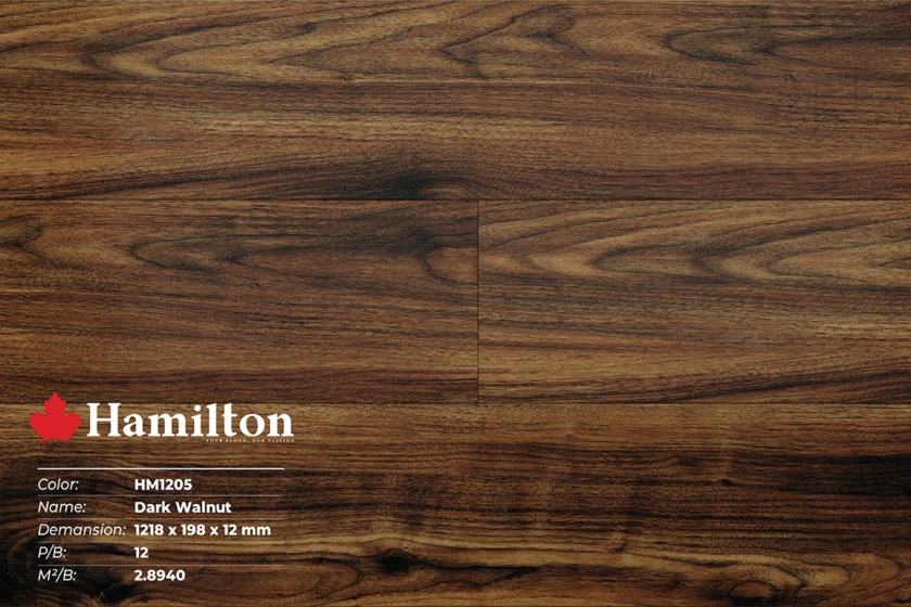 Sàn gỗ công nghiệp giá rẻ Hamilton - HM1205