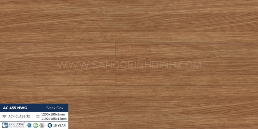 Sàn gỗ An Cường AC 455NWG Sleek Oak
