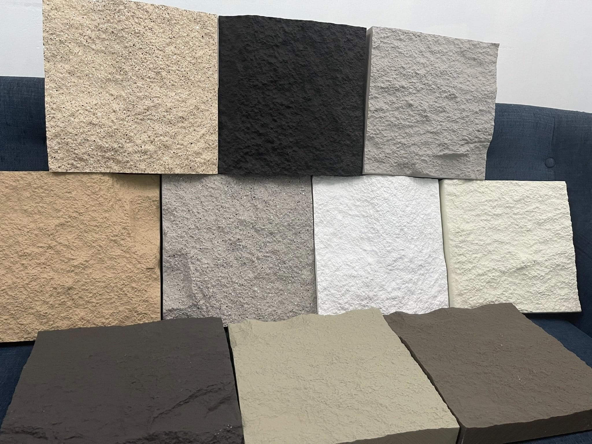 Tấm PU Foam giả đá đa dạng màu sắc, mẫu mã