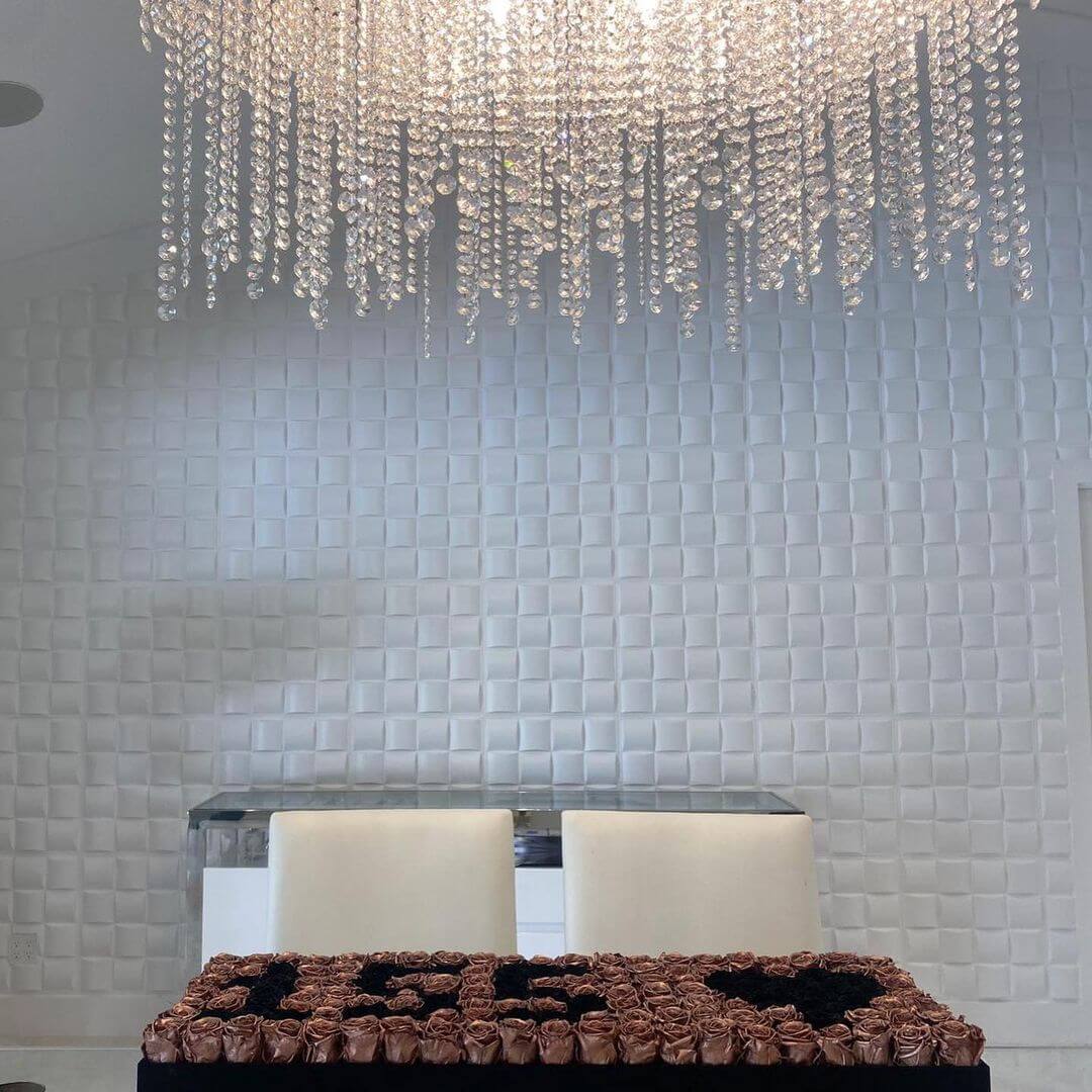 Tấm nhựa 3D ốp tường được sử dụng trang trí Khách sạn