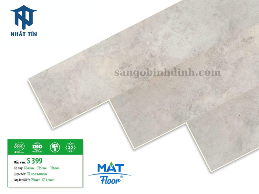 Sàn nhựa vân bê tông Mat Floor S-399