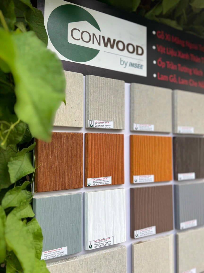 Màu sắc đa dạng của tấm xi măng conwood