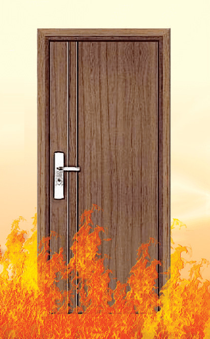 Cửa gỗ nhựa composite chịu nhiệt tốt, chống cháy lan